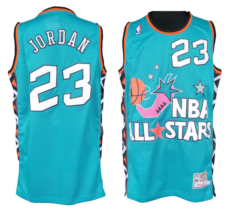 NBA Mitchell Ness Chicago Bulls 23 Michael Jordan 1996 All Star MVP Authentic Jersey